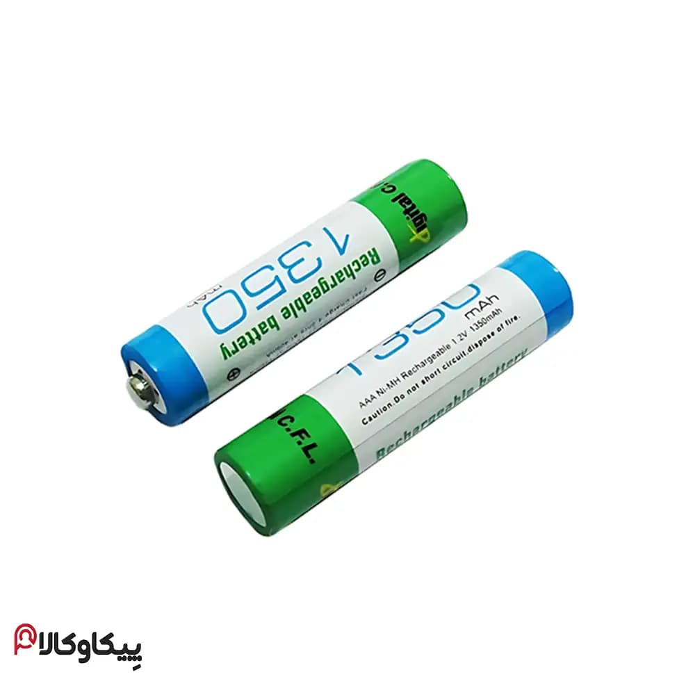 باطری شارژی نیمه قلمی 1350 میلی آمپر digital C.F.L — تصویر ۲