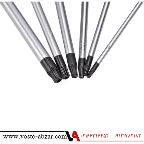 پیچ گوشتی جعبه ای ستاره ای 6 عددی تاپ تول مدل GAAE0610 — تصویر ۷