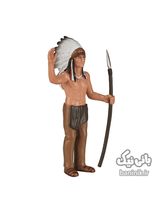 فیگور موجو سری رئیس قبیله سرخ پوست Mojo Native American Chief Figure — تصویر ۳