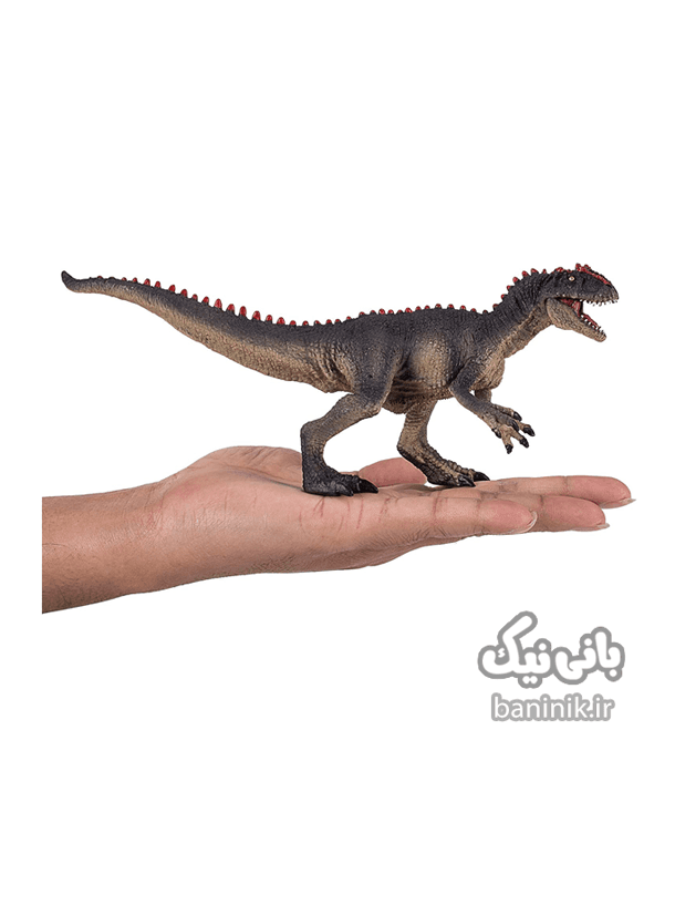 فیگور موجو سری دایناسور آلوسور با فک مفصلی Mojo Allosaurus with Articulated Jaw Figure — تصویر ۵