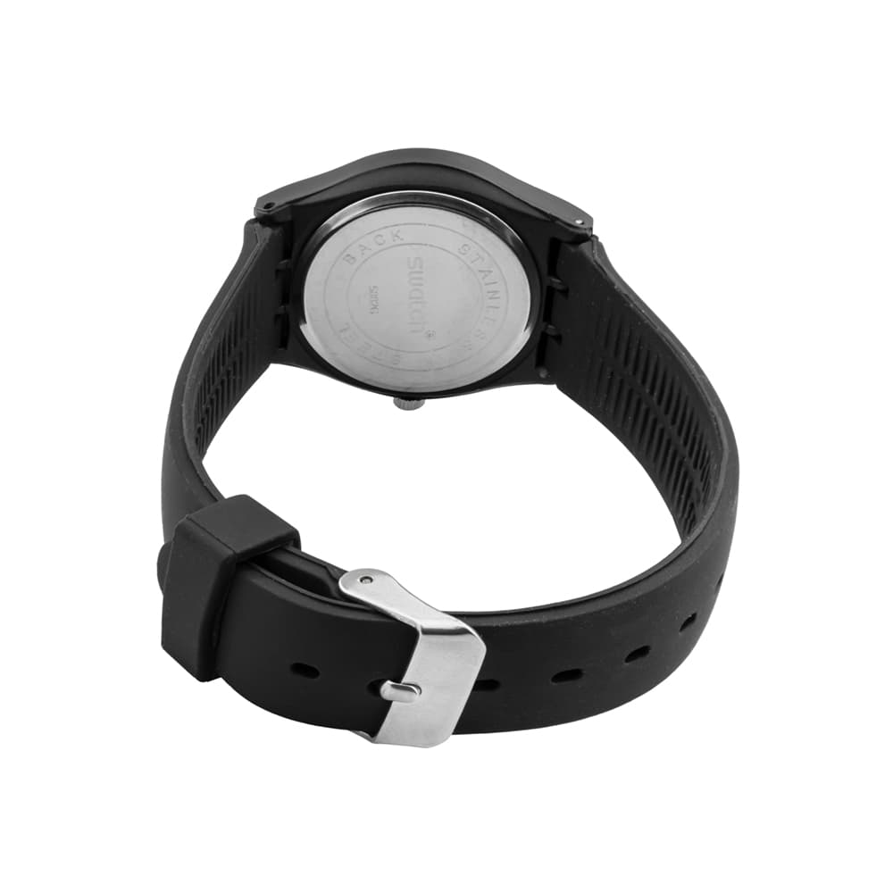 ساعت مچی اسپرت برند Swatch با رنگ صورتی — تصویر ۲