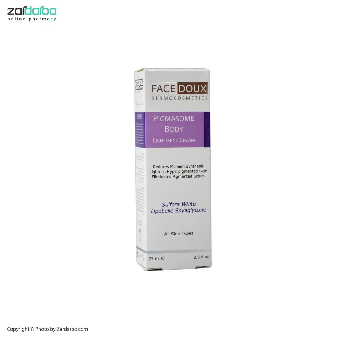 کرم ضد لک پیگمازوم بدن فیس دوکس Face Doux