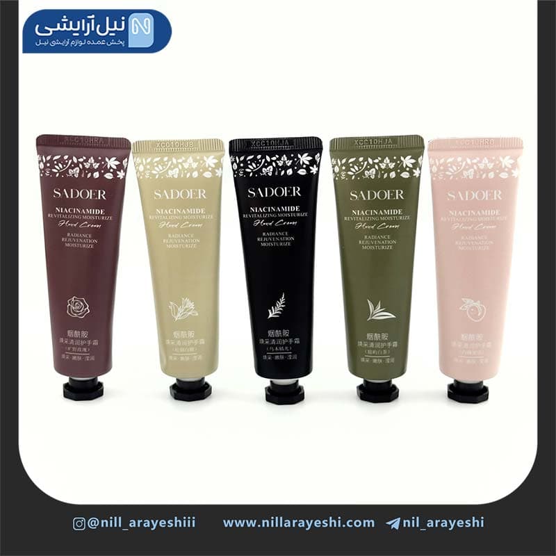 پک پنج عددی کرم دست نیاسینامید سادور کد sd16164 — تصویر ۲