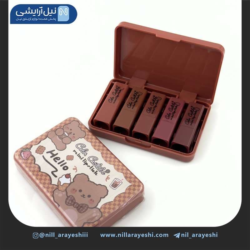 پک رژ جامد کالر کاستل پنج عددی کد 1 – 8099 — تصویر ۳