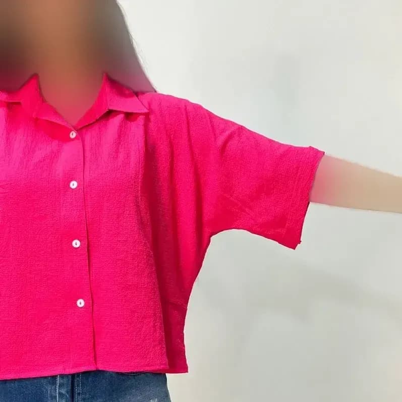 شومیز زنانه آستین کیمونو جنس ینزی خنک تابستانی رنگبندی پاستیلی — تصویر ۱۱