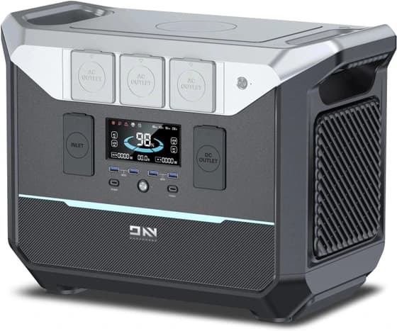 پاور استیشن قابل حمل DaranEner مدل NEO1500 Pro ظرفیت ۱۳۸۲ وات ساعت با توان ۱۸۰۰ وات — تصویر ۴