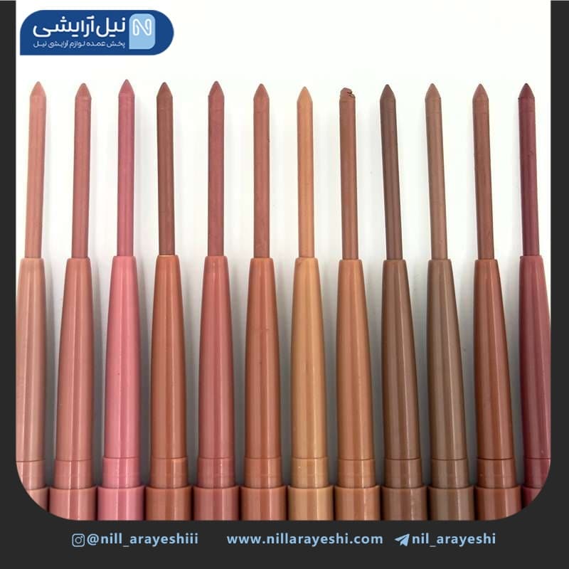 پک خط لب شمعی پیچی دراگون رانی کد Dr7001 — تصویر ۴