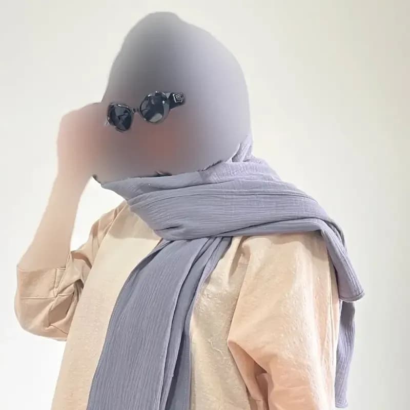 شال نخی زنانه کد 1366 ابعاد 70 در 184 سانتیمتر — تصویر ۹