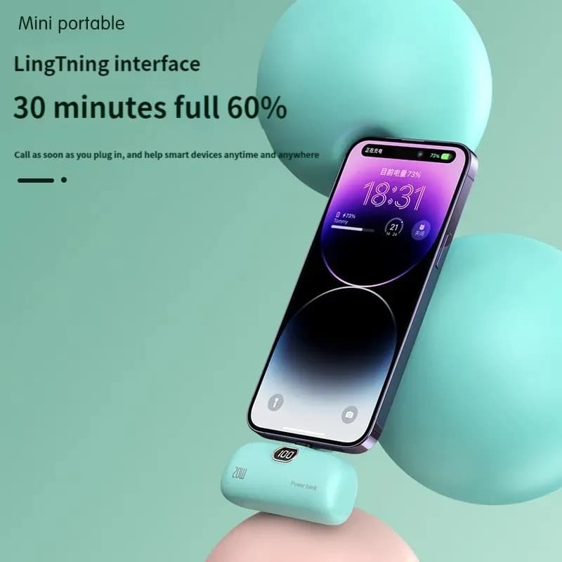 پاوربانک شیائومی 5000 میلی آمپر مدل MINI Pocket — تصویر ۶