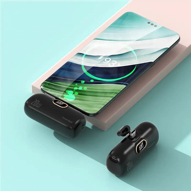 پاوربانک شیائومی 5000 میلی آمپر مدل MINI Pocket — تصویر ۴