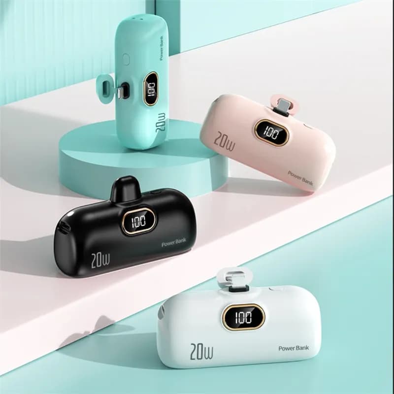 پاوربانک شیائومی 5000 میلی آمپر مدل MINI Pocket