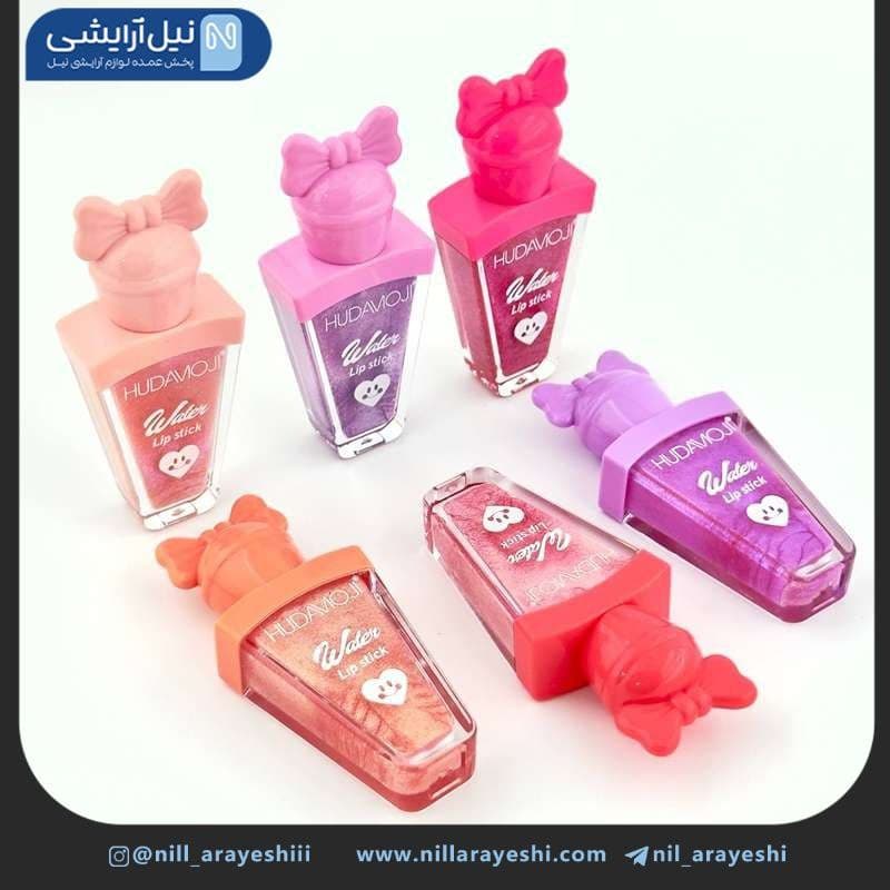 لیپ گلاس شاین دار طرح پاپیونی هدی موجی کد L – 827 — تصویر ۴