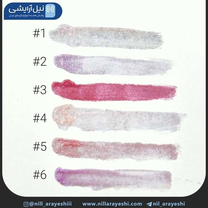 لیپ گلاس شاین دار طرح پاپیونی هدی موجی کد L – 827 — تصویر ۵