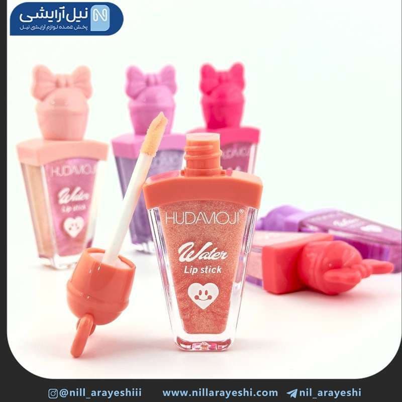 لیپ گلاس شاین دار طرح پاپیونی هدی موجی کد L – 827 — تصویر ۳