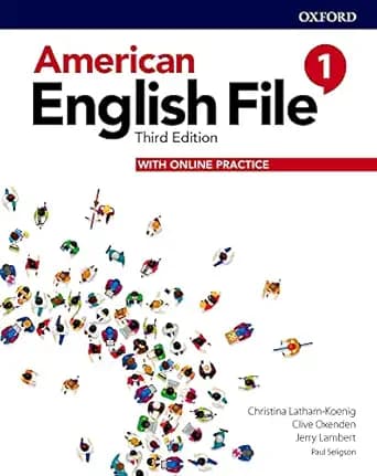 امریکن انگلیش فایل وان1 ویراست سوم+کتاب کار و سی دی/زبان کد109073