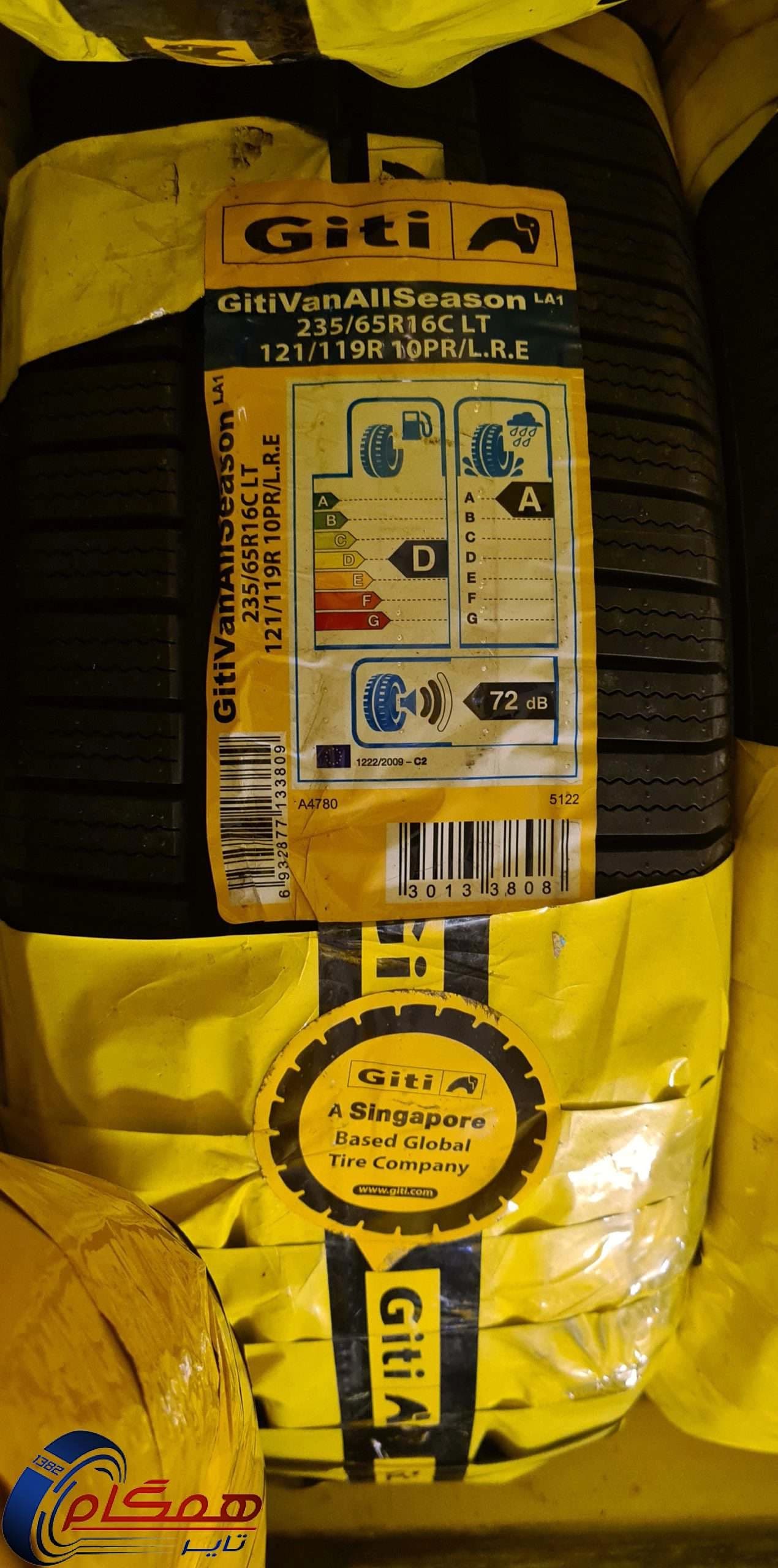 لاستیک جی تی مدل VAN ALLSEASON LA1 سایز 235/65R16C — تصویر ۴
