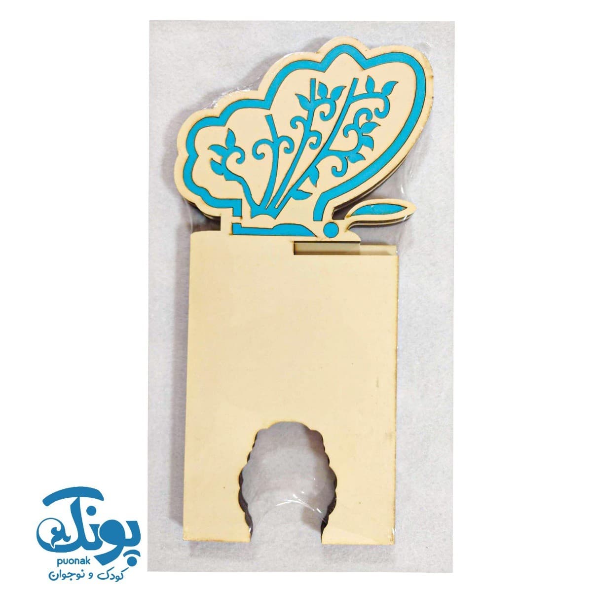 رحل قرآن چوبی طرح پروانه — تصویر ۳