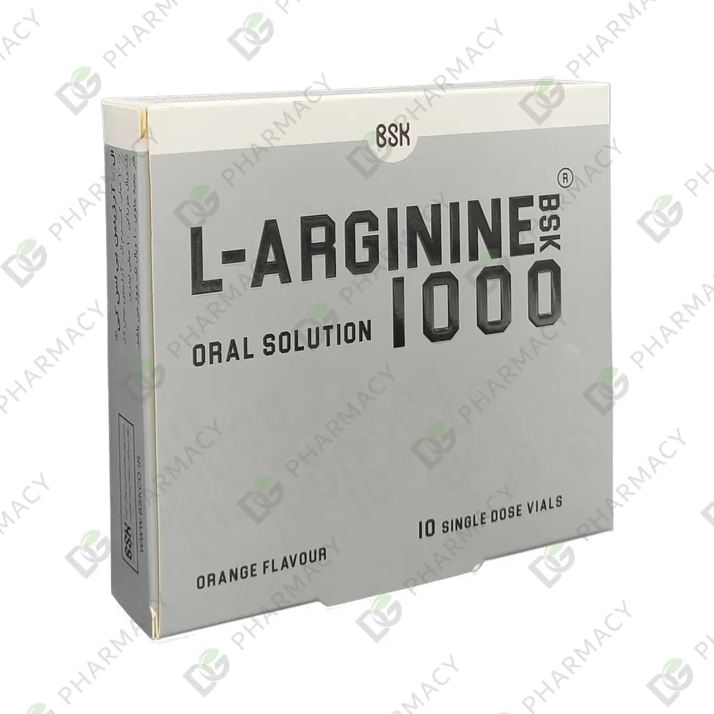 ال آرژینین 1000 میلی گرم بی اس کی 10 عددی