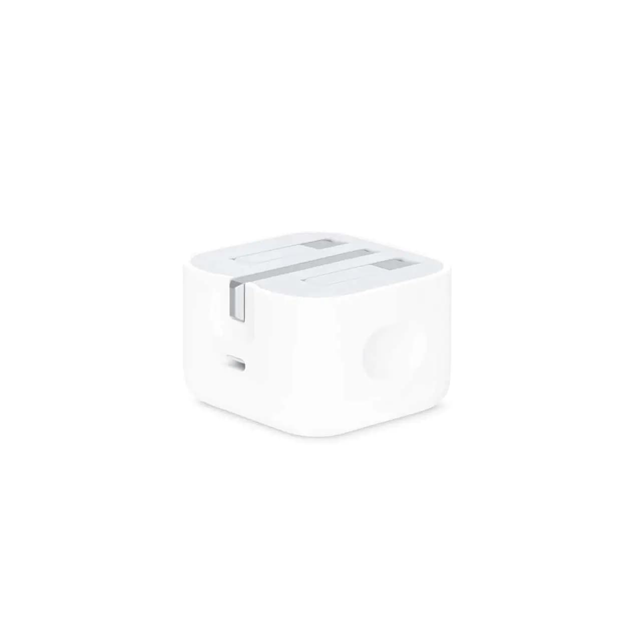 شارژر دیواری آیفون 20 وات USB-C مدل A2344 – سفید — تصویر ۲