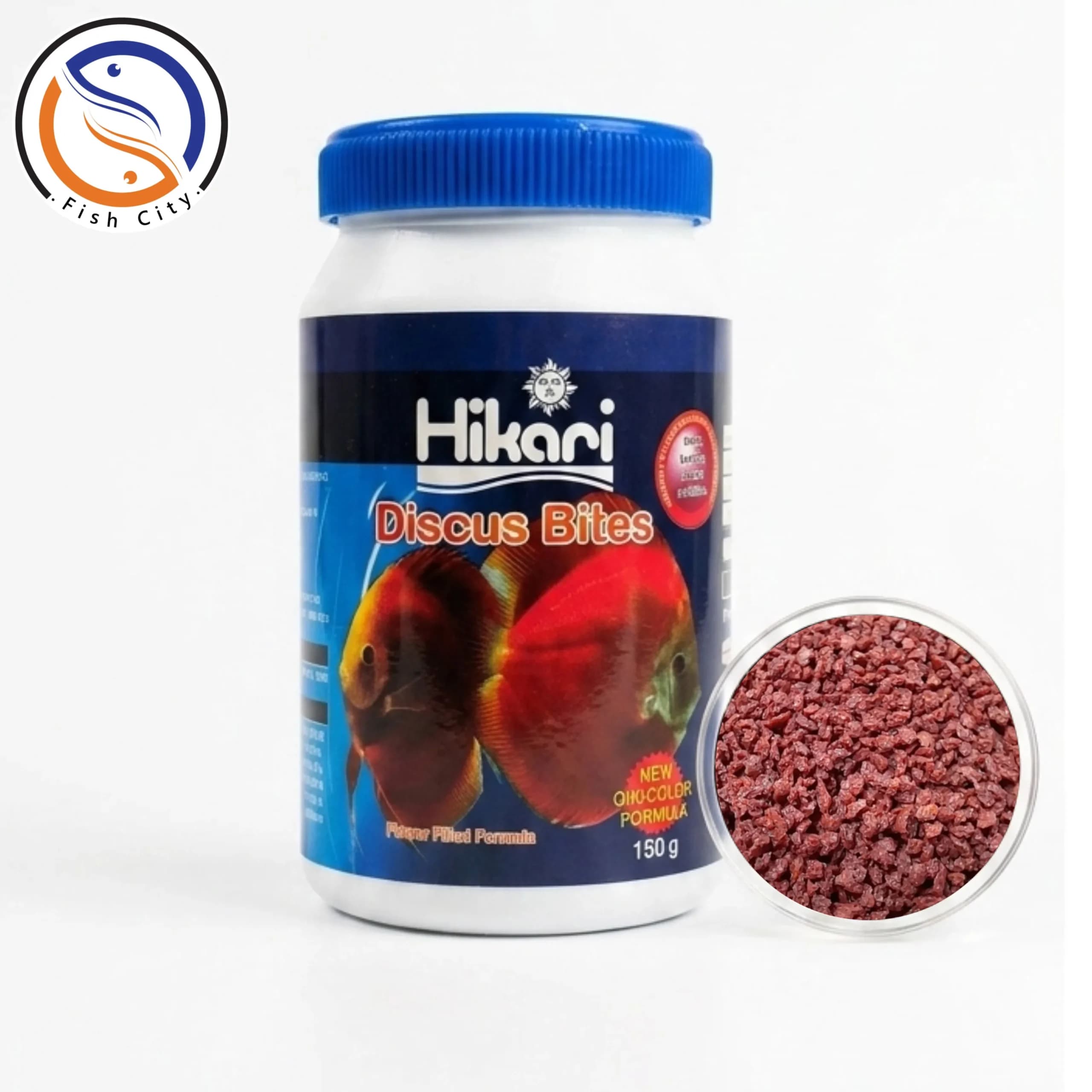 غذا ماهی هیکاری مدل دیسکس بایتس 150 گرم