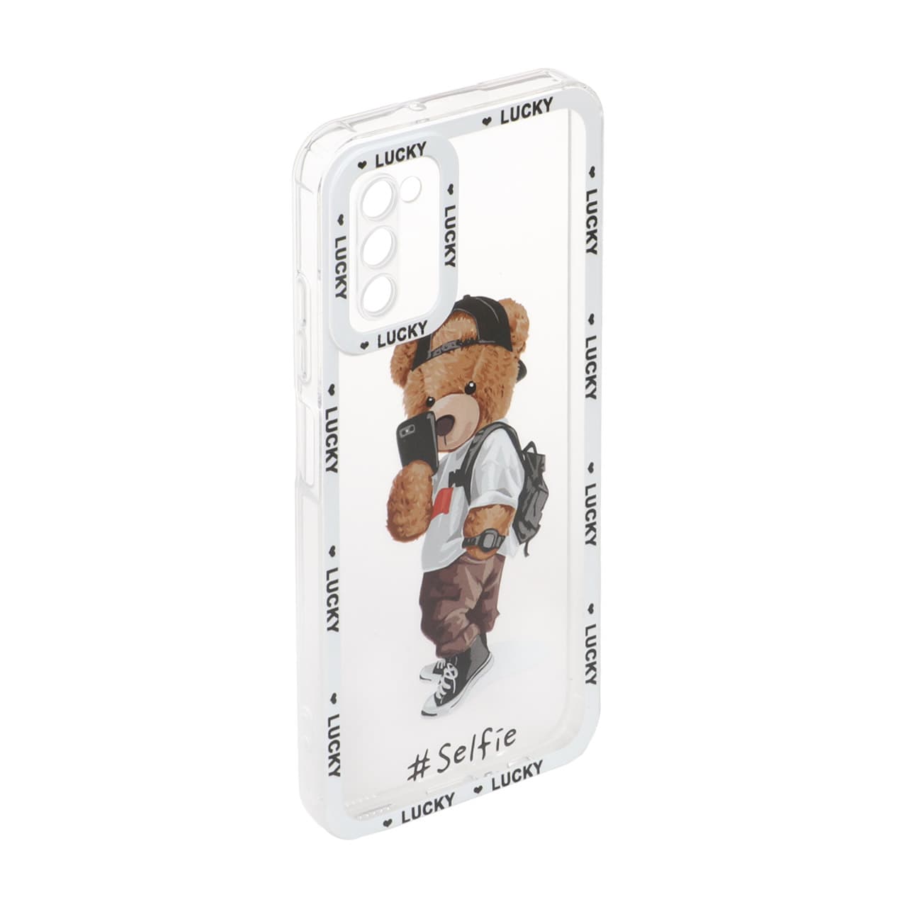 قاب محافظ لنزدار تدی LUCKY مدل Samsung A03S – طرح 1