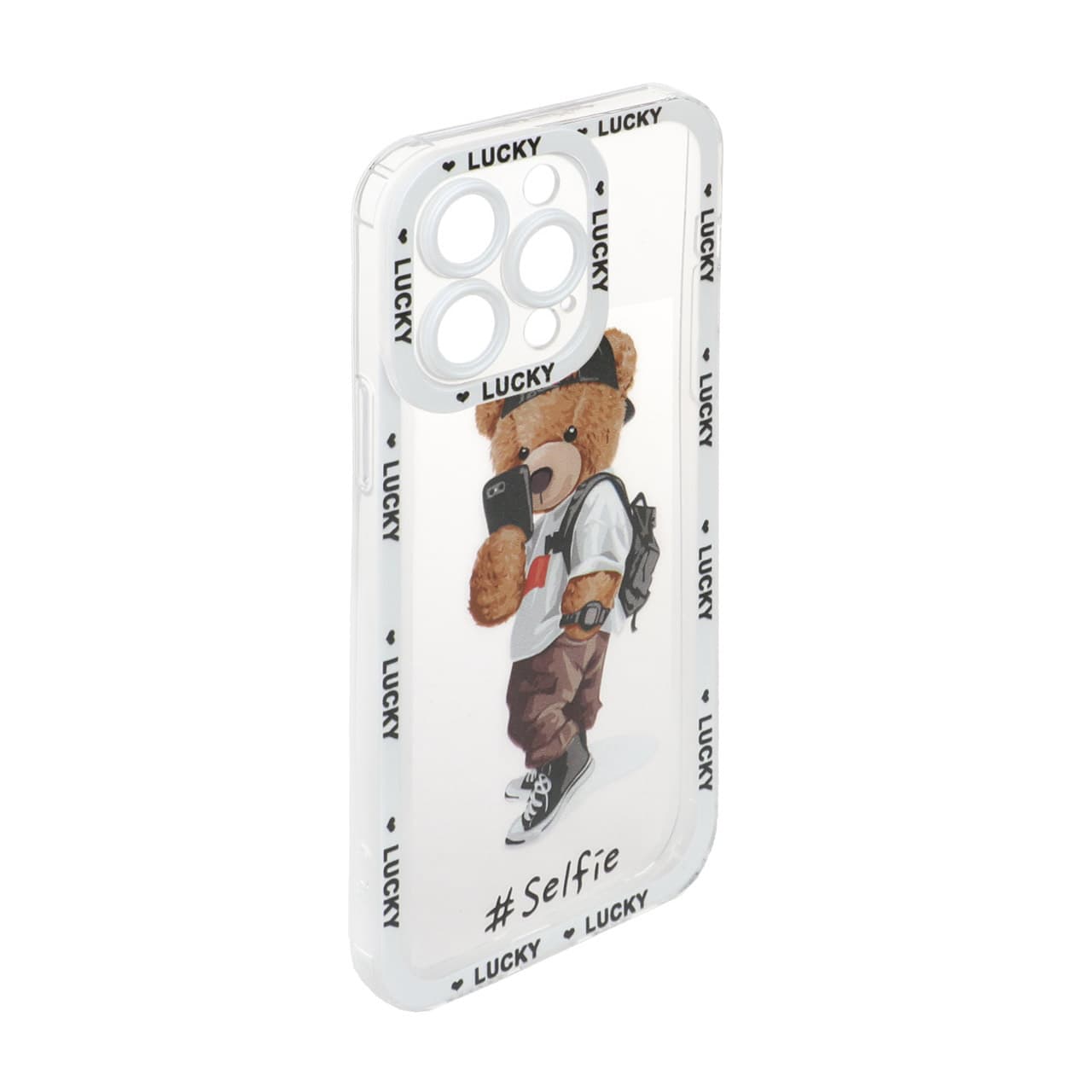 قاب محافظ لنزدار تدی LUCKY مدل iPhone 13 Pro – طرح 1