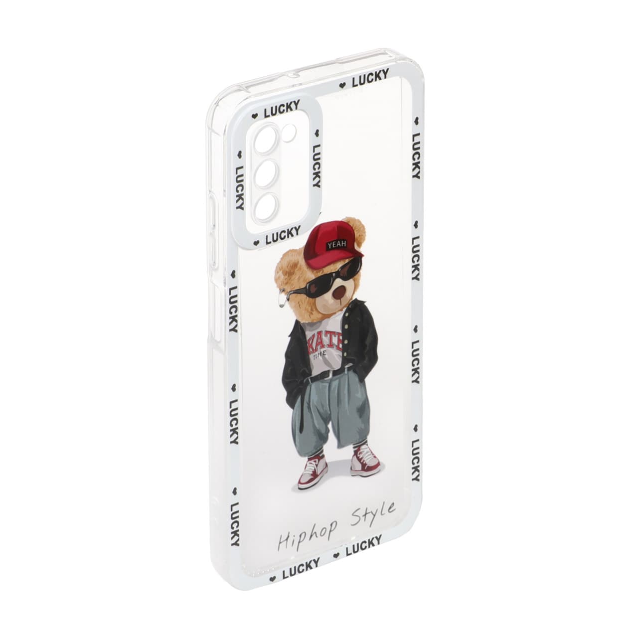 قاب محافظ لنزدار تدی LUCKY مدل Samsung A03S – طرح 3