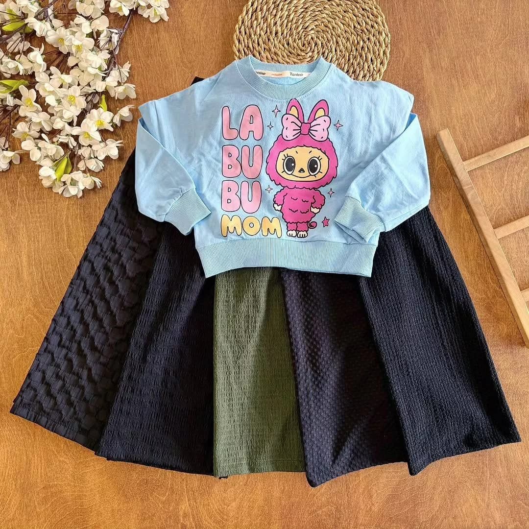 کراپ شلوار لبوبو Labubu mom سایز ۴۵،۵۰ کد ۵۳۳۰ — تصویر ۲
