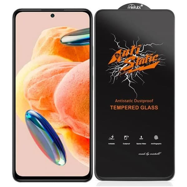 گلس فول چسب گوشی شیائومی ردمی Note 12 Pro 4G مدل Anti Static