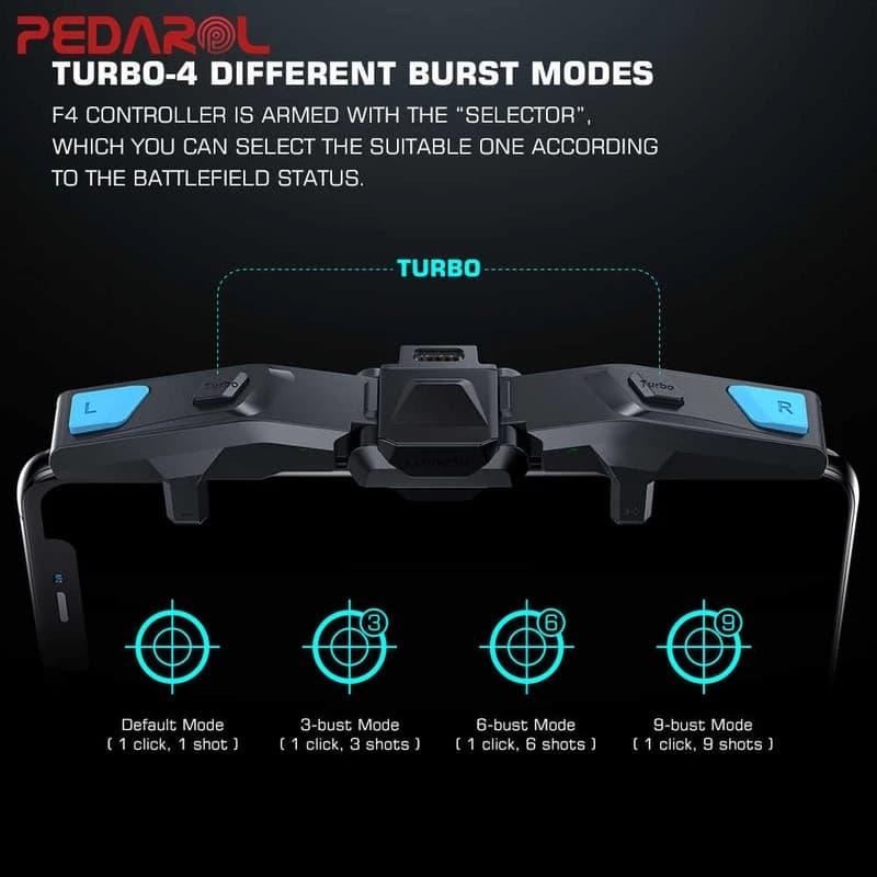دسته بازی لیزری پابجی PUBG گیمسر Gamesir F4 Falcon — تصویر ۲