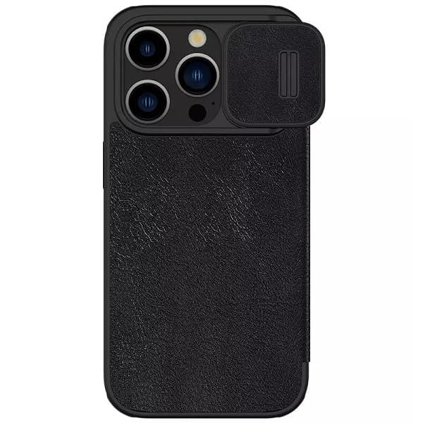 کیف چرمی گوشی اپل ایفون 15 پرو مکس مدل نیلکین Qin Pro