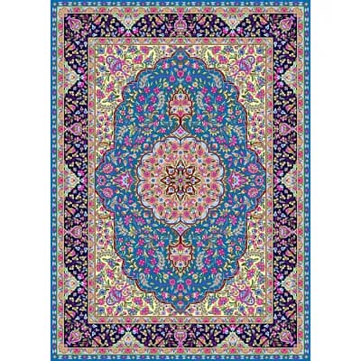 فایل طرح اصلی قالی کرمان کد نقشه f10-450