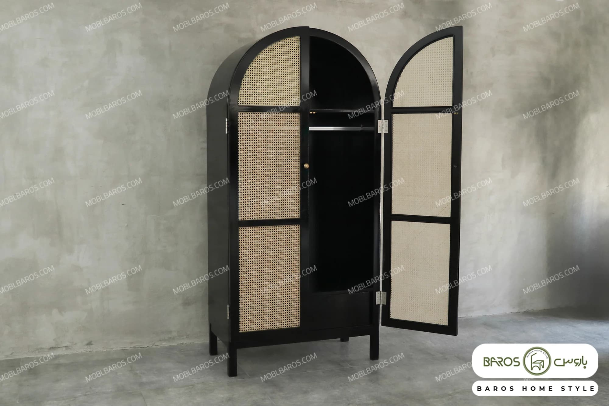 کمد چوبی حصیری فاطمه حسینی — تصویر ۳