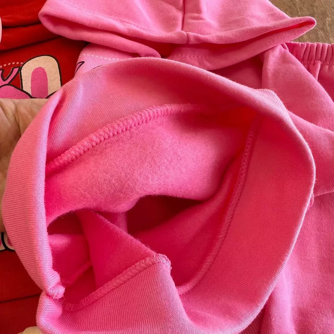 هودی شلوار توکرکی خرگوش کیوت سایز ۳۵،۴۰ کد ۵۲۵۰ — تصویر ۳
