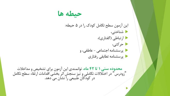 پاورپوینت تست تکاملی تشخیصی بیلی (Bayley) (23417) — تصویر ۴