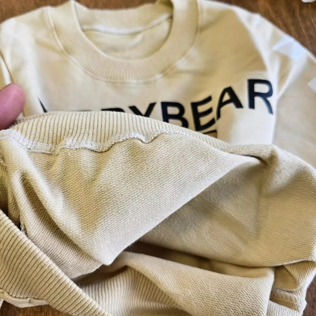 بلوز شلوار خرس happy bear دورس پنبه سایز ۳۵ تا ۴۵ کد ۵۱۳۱ — تصویر ۳