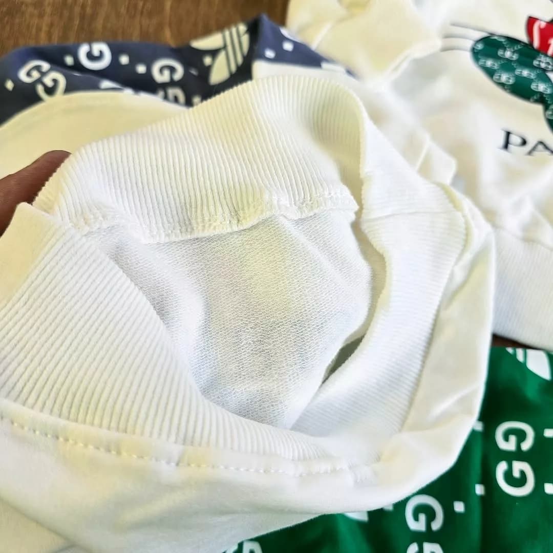 بلوز شلوار خرگوش گوچی دورس پنبه ns سایز 35 تا 45 کد 4140 — تصویر ۴