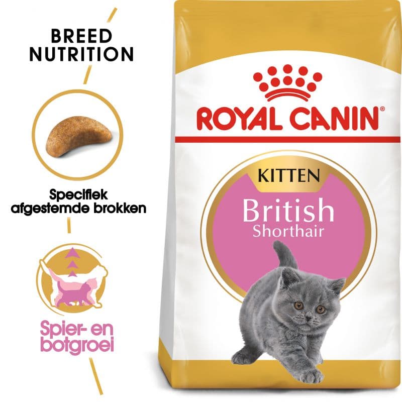 غذای گربه کیتن بریتیش رویال کنین – Royal Canin British Shorthair Kitten — تصویر ۲