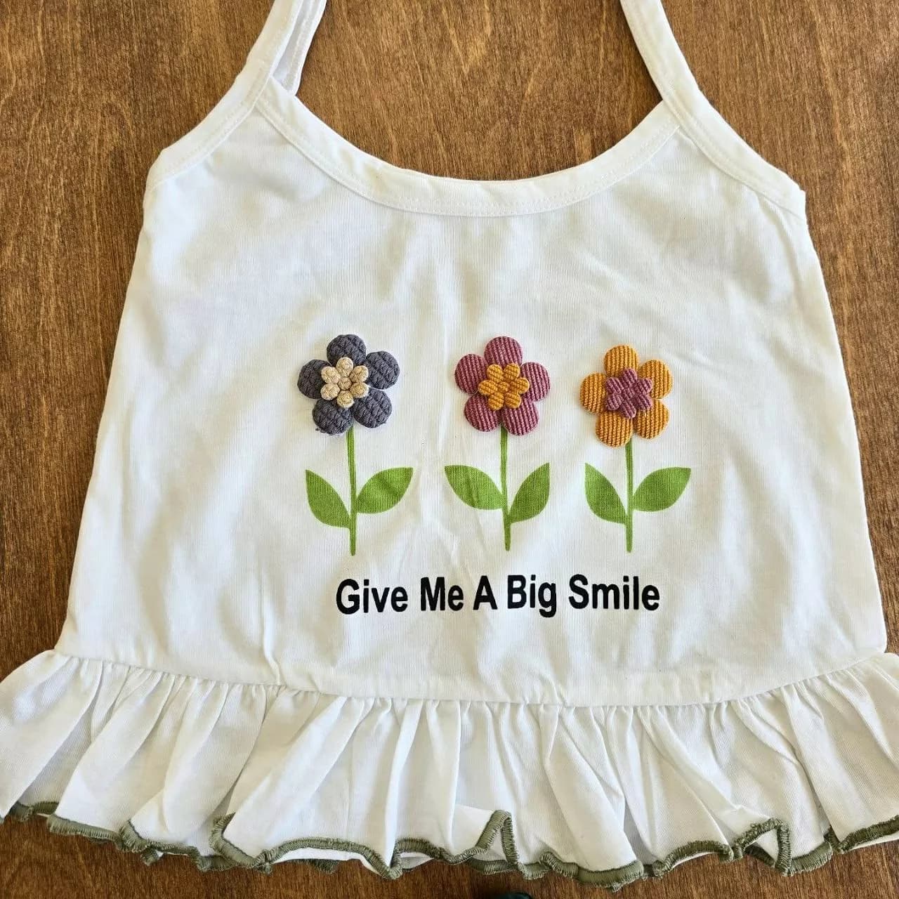 تاپ شلوارک کتان سه گل برجسته big smile سایز ۴۰،۴۵ کد ۵۰۶۱ — تصویر ۴