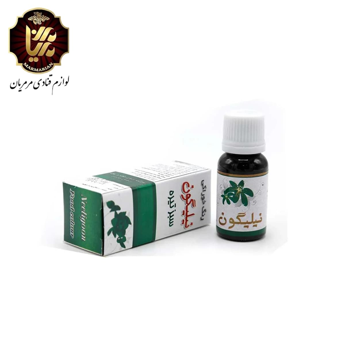 رنگ مایع سبز پر رنگ نیلیگون
