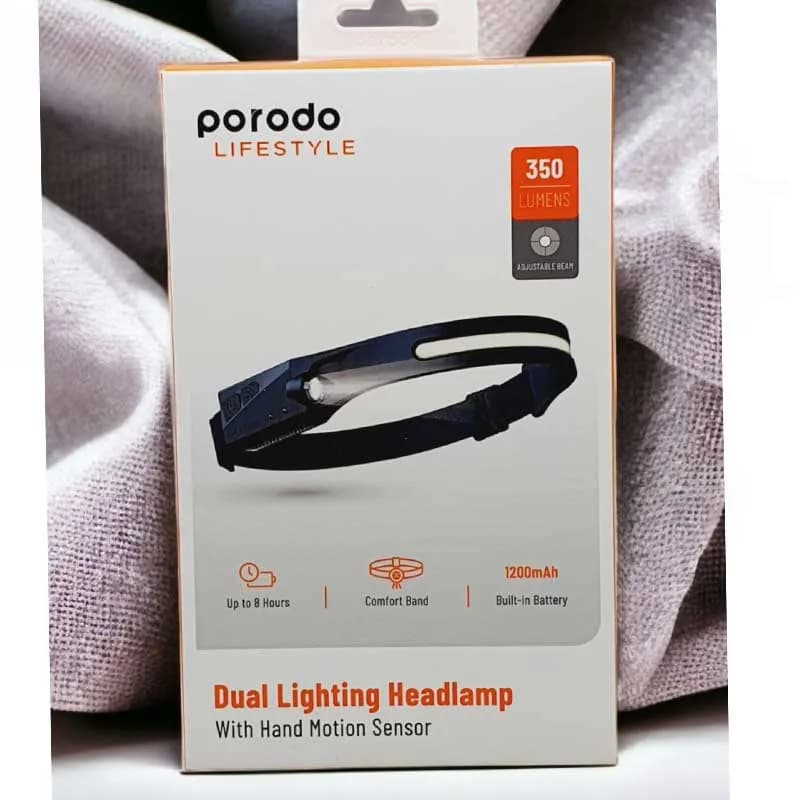 چراغ هدبند Porodo LifeStyle — تصویر ۵