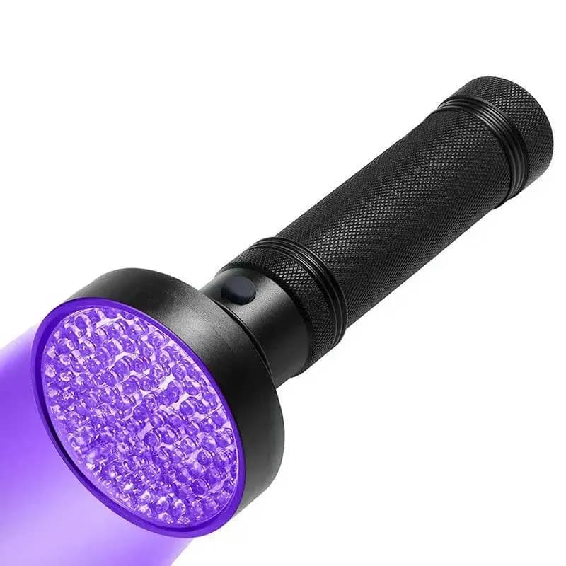 چراغ قوه نور ماوراء بنفش 100 LED