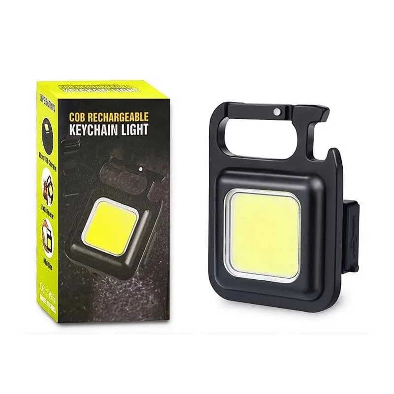 چراغ تاکتیکال کمپینگ مدل COB Rechargeable Keychain Light — تصویر ۳