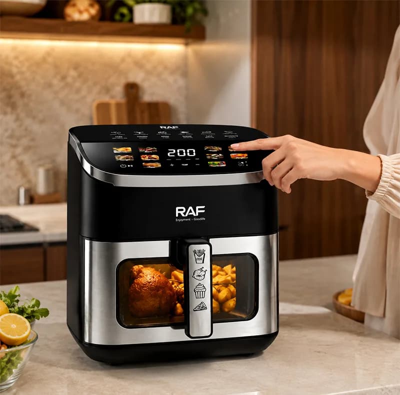 سرخ‌کن بدون روغن 8 لیتری راف مدل R.5217 — تصویر ۳
