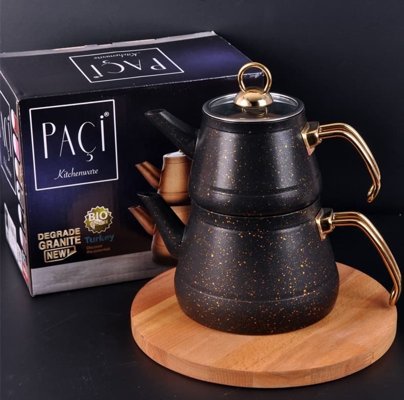 کتری قوری گرانیتی پاچی ترکیه paci — تصویر ۴