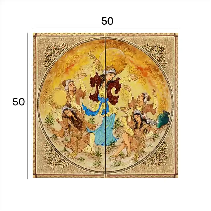 تخته نرد 50 خاتم نقاشی 0600 — تصویر ۵