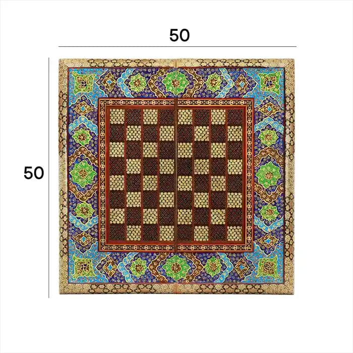 تخته نرد – شطرنج 50 خاتم نقاشی 01001 — تصویر ۴
