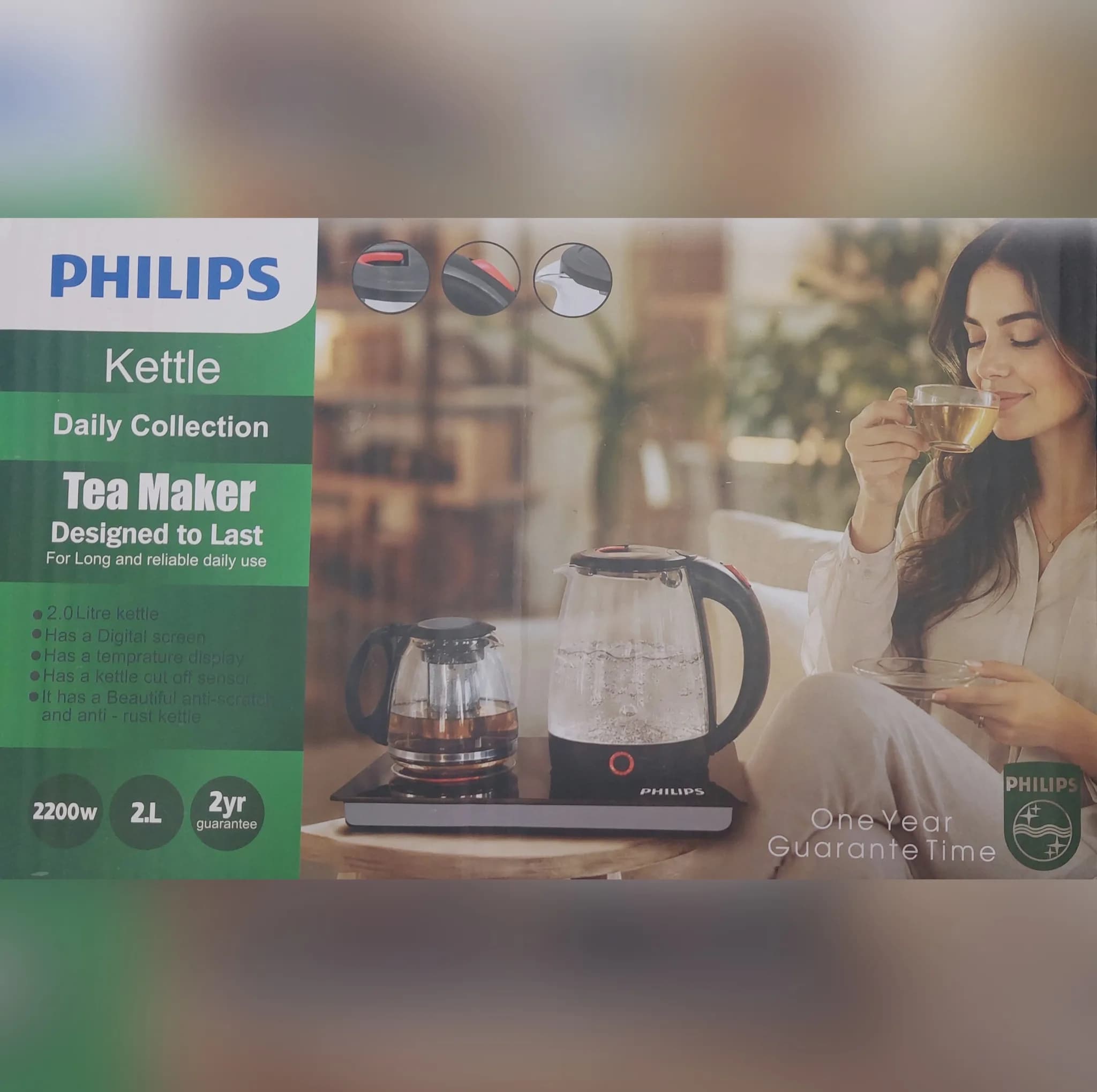 چای‌ساز کنار هم فیلیپس مدل Kettle — تصویر ۴