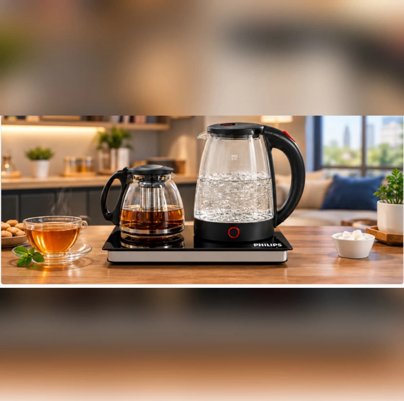 چای‌ساز کنار هم فیلیپس مدل Kettle — تصویر ۳