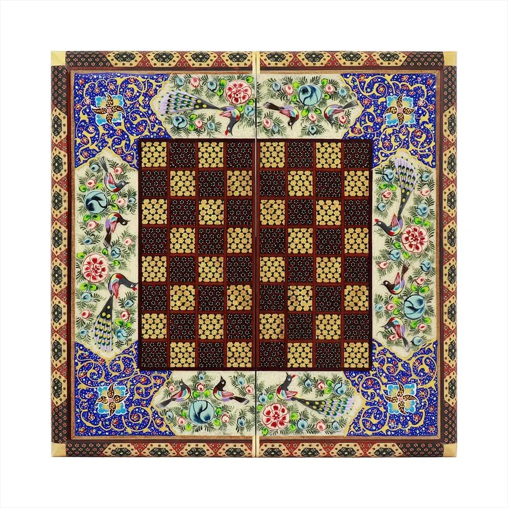 تخته نرد – شطرنج 40 خاتم نقاشی 0200